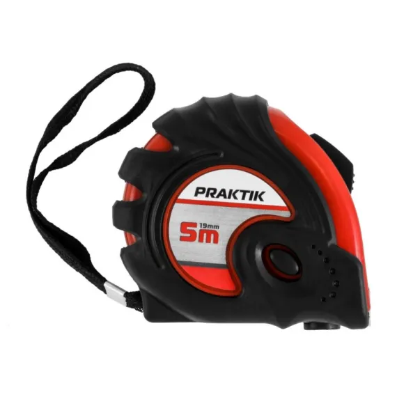 Mérőszalag Praktik 8m/19mm szilikon borítás/ pt008