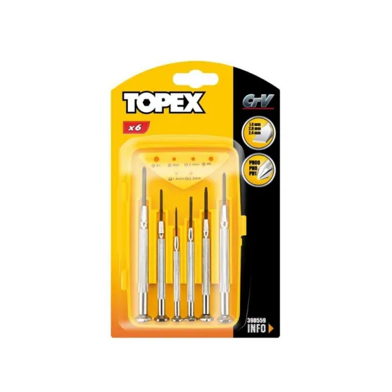 Óráscsavarhúzó készlet Topex 39d559 crv