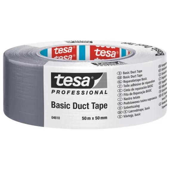 Ragasztószalag duct basic 50mm/50 m ezüst