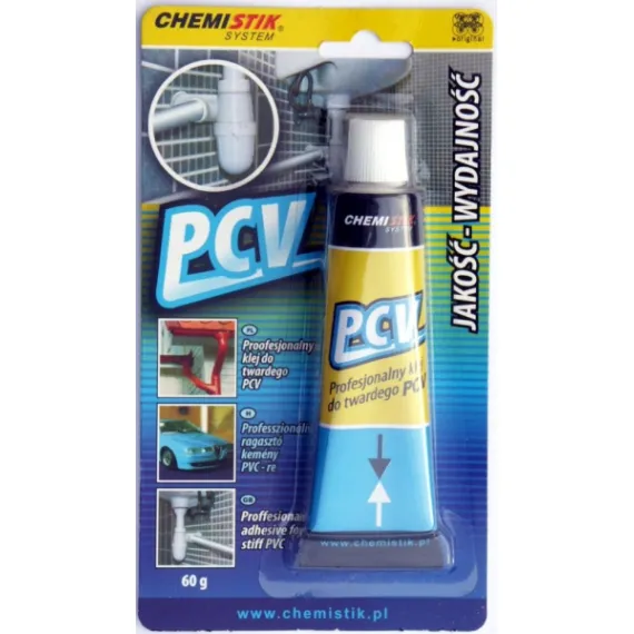 Ragasztó pvc keményműanyaghoz 60 gr.