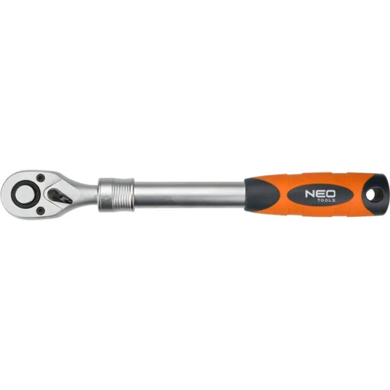 Racsnikulcs Neo 08-502 1/4" teleszkópos 150-200 mm