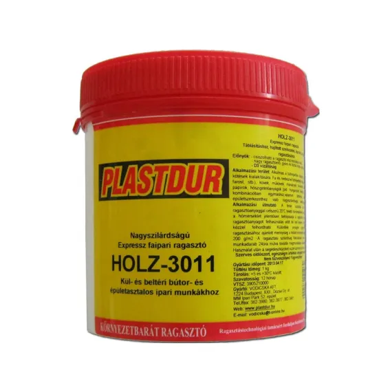 Ragasztó fához vízálló 1 kg plastdur holz-3011