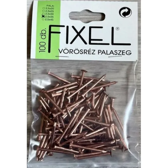 Palaszeg v.réz 25x35/100 db