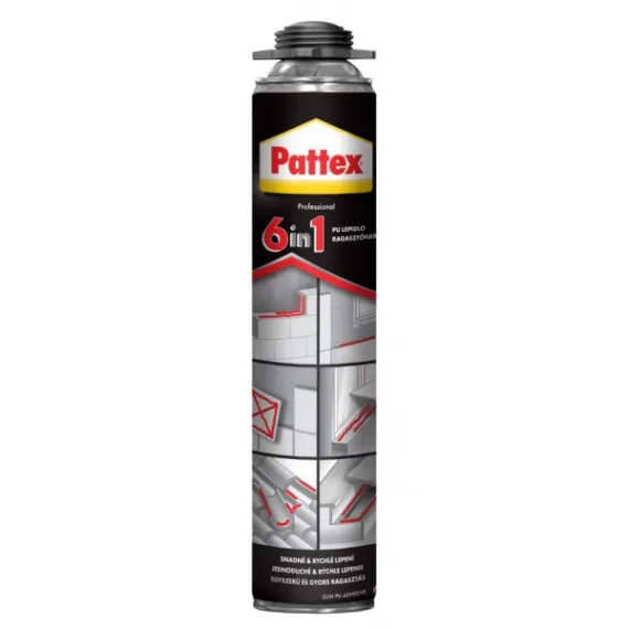 Ragasztóhab pattex 750 ml pisztolyos