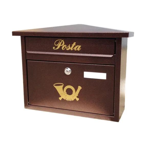 Postaláda kültéri antik bronz apolló