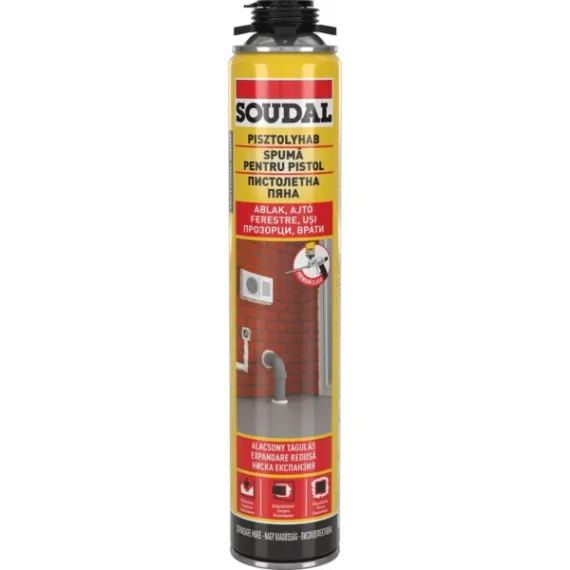 Pisztolyhab 750 ml soudal diy yellow