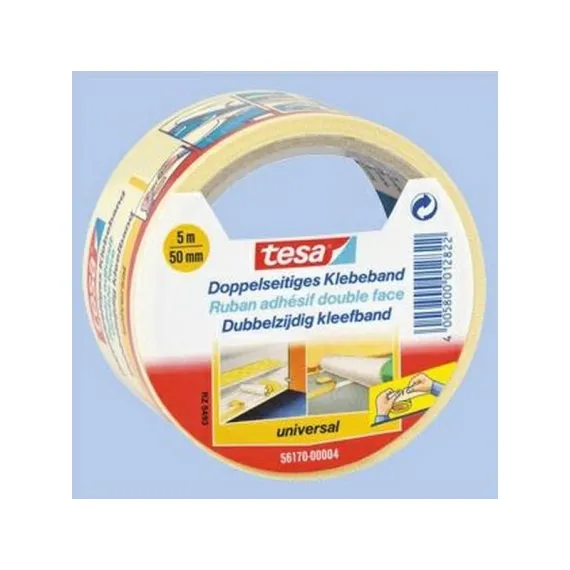 Ragasztószalag kétoldalas 50 mm/ 5 m tesa (64620-00023-11,12)