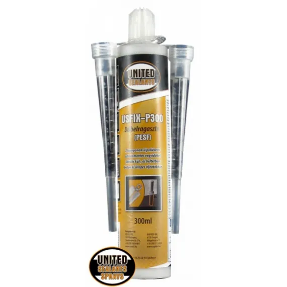 Poliészteres dűbelragasztó 300 ml usfix-p300(vegyi dűbel)