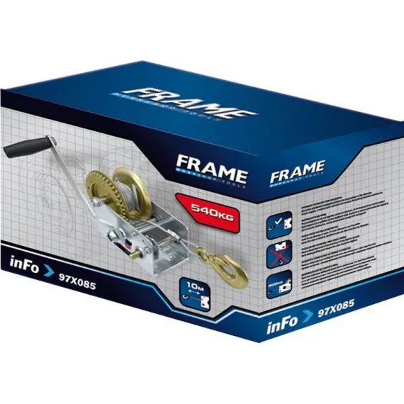 Racsnis huzató frame 97x085 0.55 t, 10 m