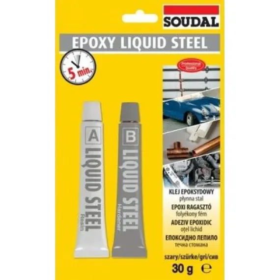 Ragasztó epoxy liqiud 2x15 gr soudal