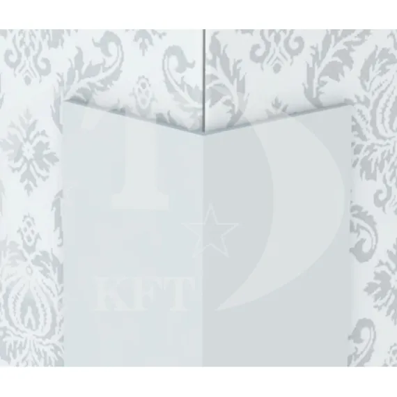 Sarokélvédő pvc fehér 25x25 mm /2,75 m 320181545