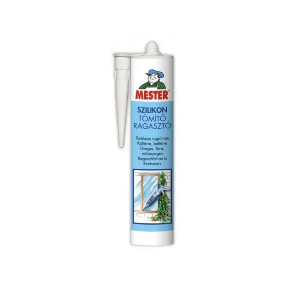 Szilikon 310 ml átlátszó mester