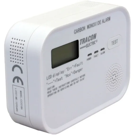 Szén-monoxid (co) érzékelő 4,5 vdc (3x1,5 v aa) tracon
