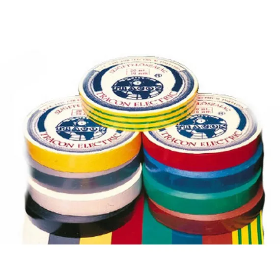 Szigetelőszalag 10 m zöld/10 db tracon
