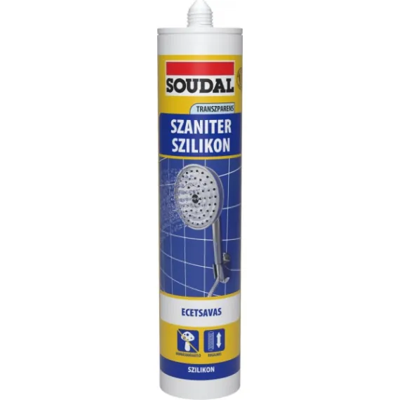 Szilikon szaniter transzparens 280 ml soudal