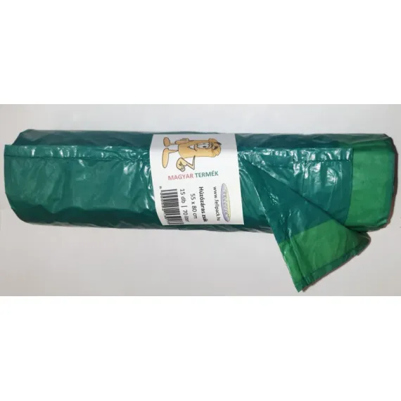 Szemeteszsák önzáró 55x80 70 l / 15 db