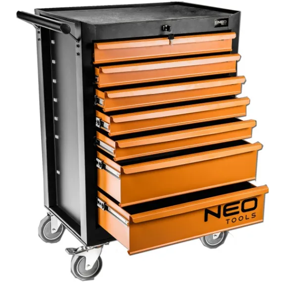 Szervizkocsi Neo 84-222 7 fiókkal, 460x1030x680mm
