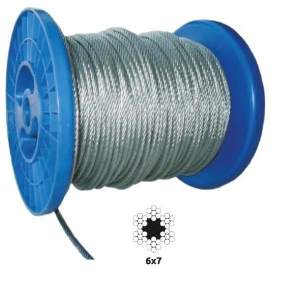 Sodronykötél ¤ 3 mm, 6x7, horganyzott /200 m