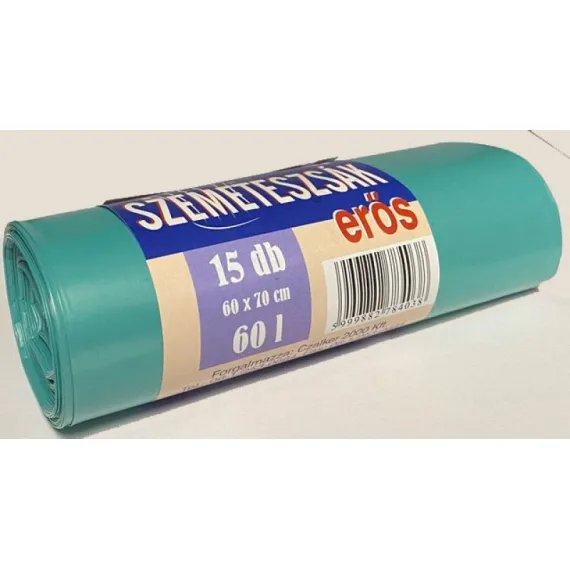 Szemeteszsák 60x 70 60 l /15 db