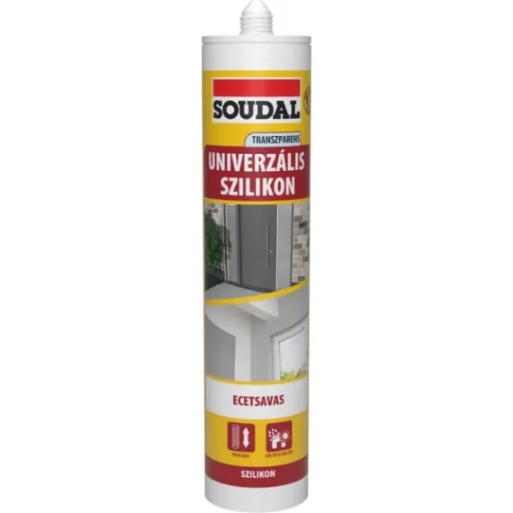 Szilikon univerzális transzparens 280 ml soudal