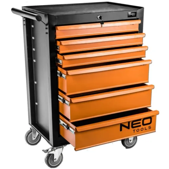Szervizkocsi Neo 84-221 6 fiókkal, 460x1030x680 mm