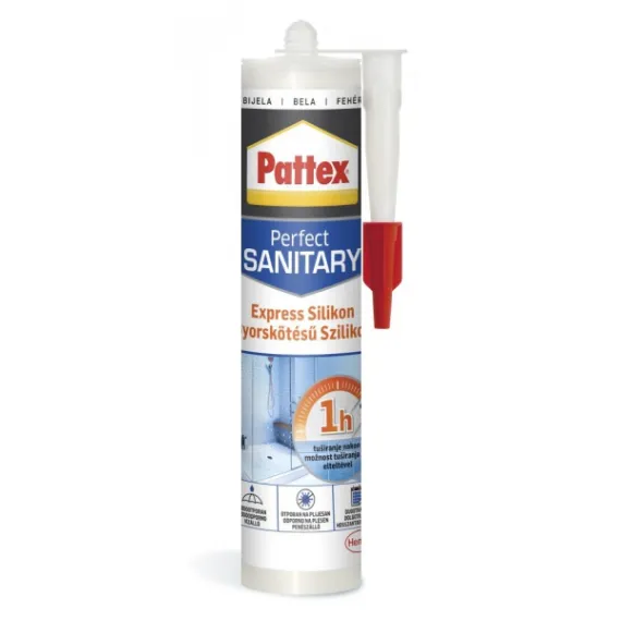 Szilikon pattex express szaniter fehér 280 ml