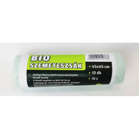 Szemeteszsák komposztálható pla 45x45cm 10l. /10db=1 roll/