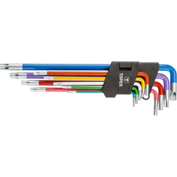 Torx kulcs készlet Topex 35d969 9 r színes