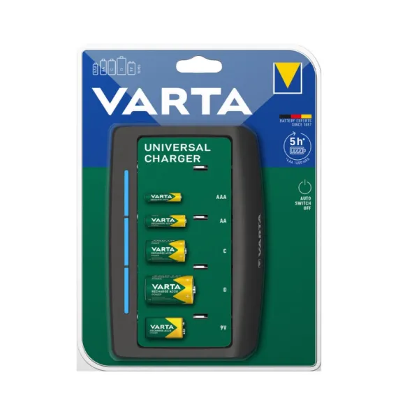 Varta akkutöltő universal (aa/aaa/c/d/9v) (üres) 300 min