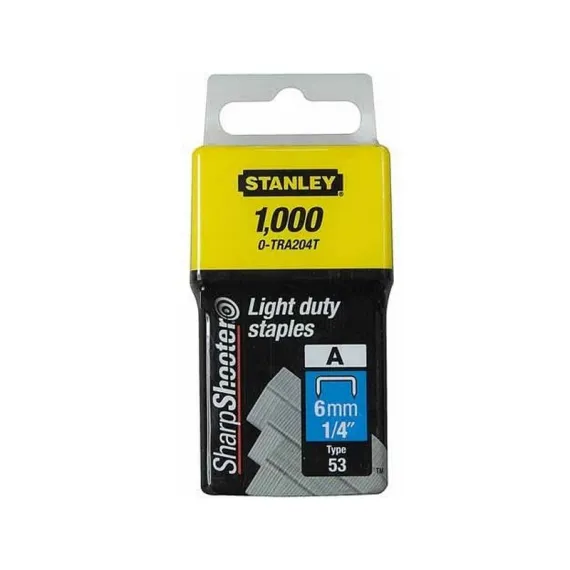 Tűzőkapocs Stanley a-tra204t 6mm/1000