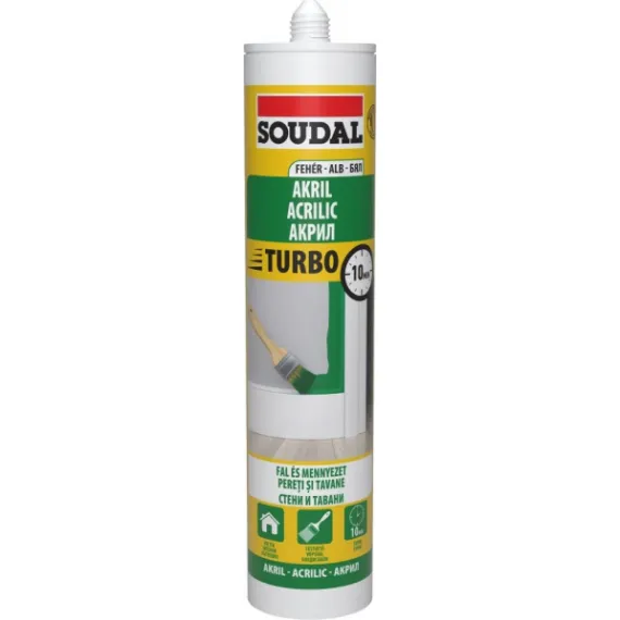 Tömítő akril turbo 280 ml soudal 153455