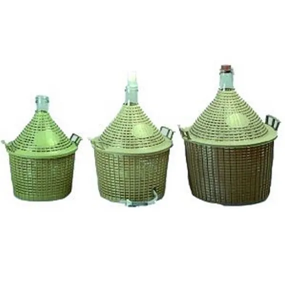 Üvegballon 10 l műanyag bevonatú