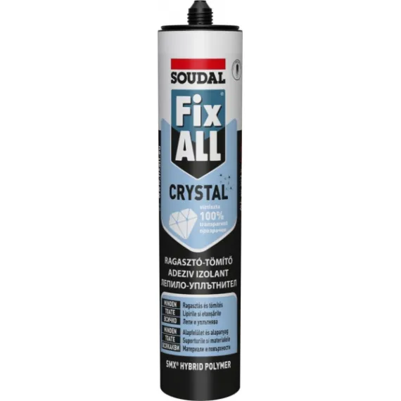 Tömítő ragasztó fix all crystal színtelen 290 m soudal