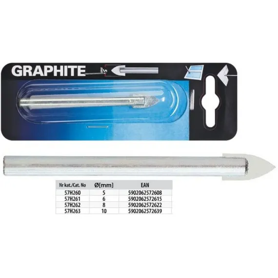 Üvegfúró Graphite 57h262 8mm