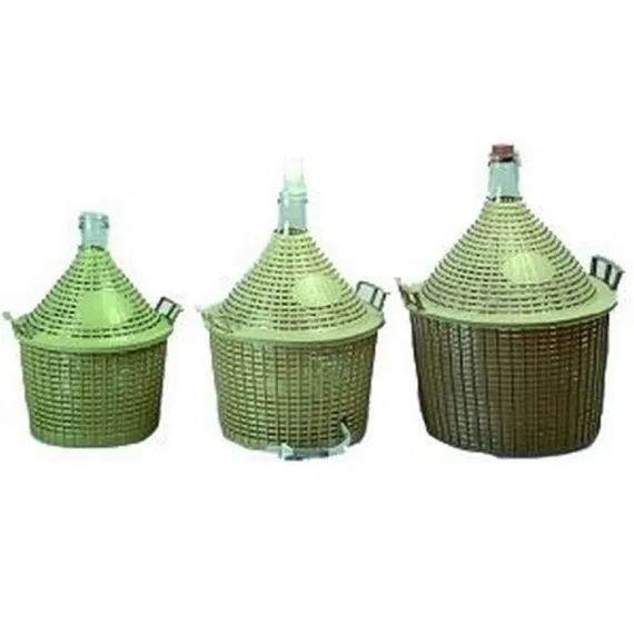Üvegballon 5 l műanyag bevonatú