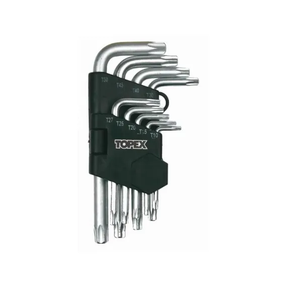 Torx kulcs készlet Topex 35d960 9 r t10-50