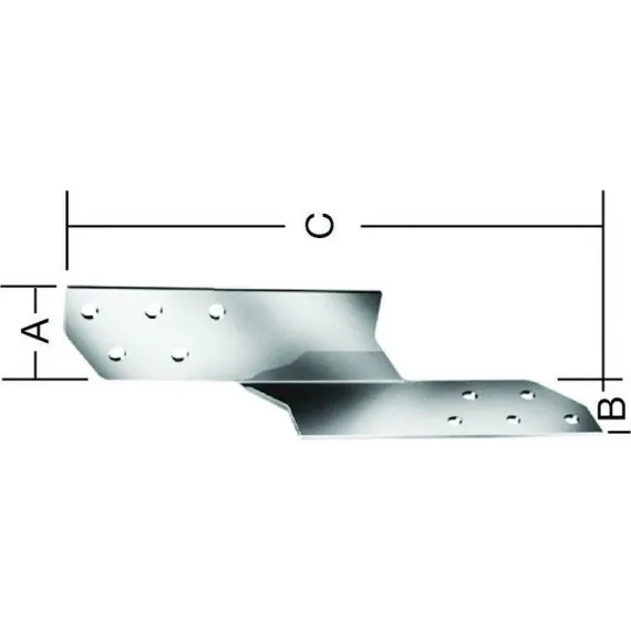 Vormann függesztő lemez 70948j 33x210/ 50 db