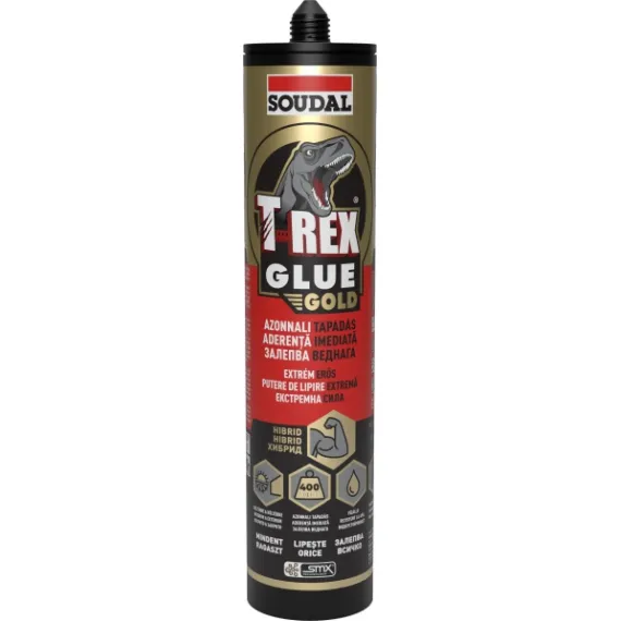 T-rex szerelő ragasztó extra erős 290 ml soudal