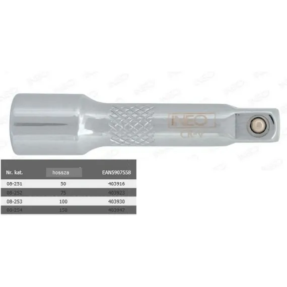 Toldószár Neo 08-254 150 mm 1/4"