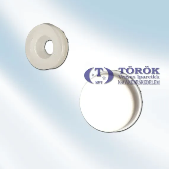 Tükörgomb kicsi fehér 18 mm/ 100 db