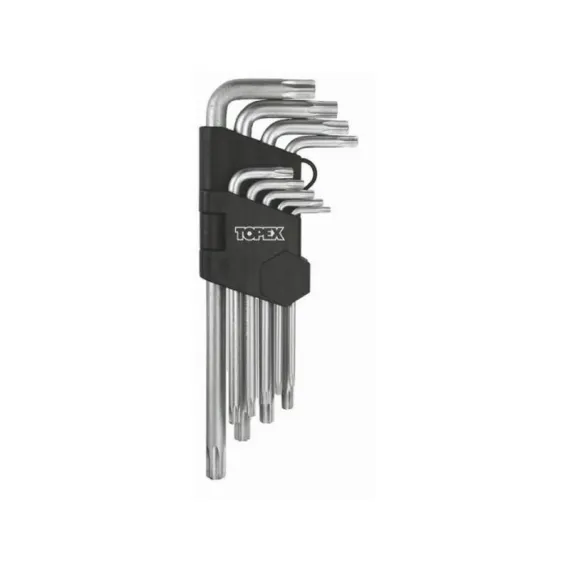 Torx kulcs készlet Topex 35d961 9 r t10-50 hosszú