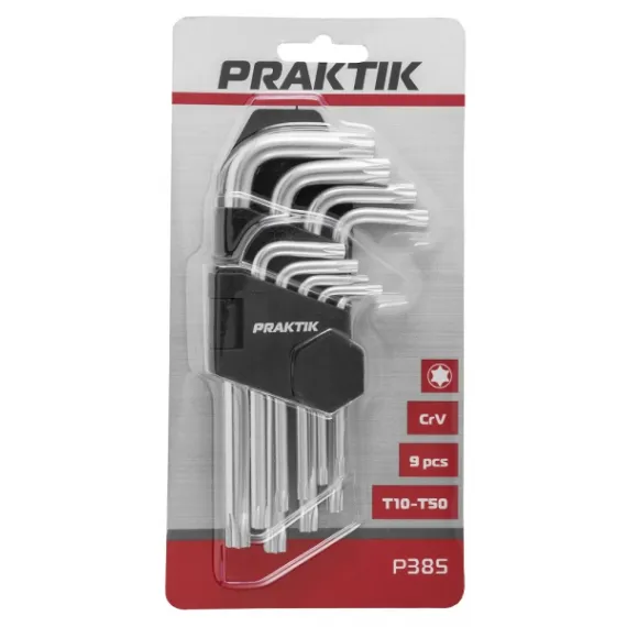 Torx kulcs készlet Praktik 9r t10-50/ p385