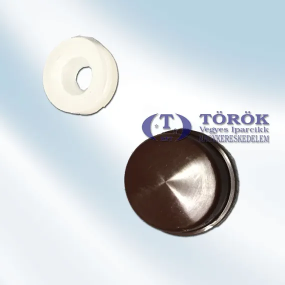 Tükörgomb kicsi barna 18 mm/ 100 db