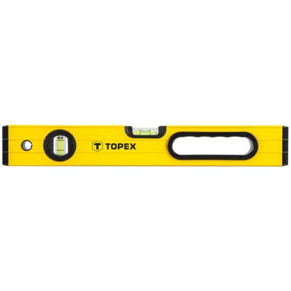 Vízmérték Topex 29c601 400 mm 3 libella fogantyúval alumínium