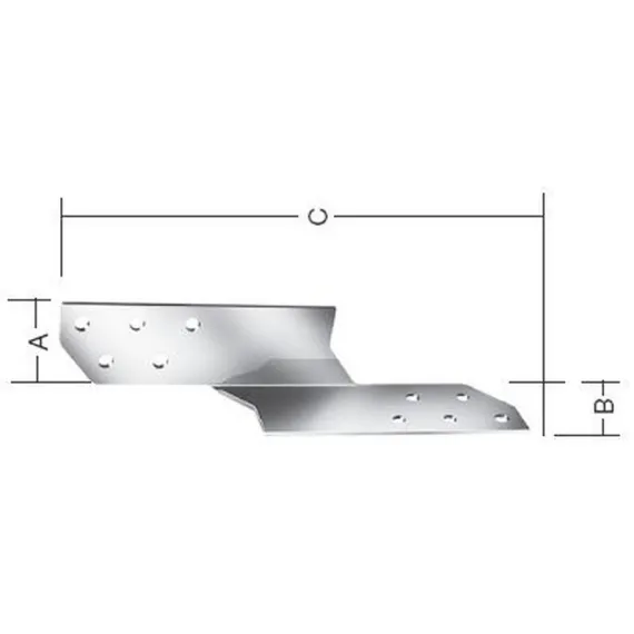 Vormann függesztő lemez 70949b 33x210/ 50 db