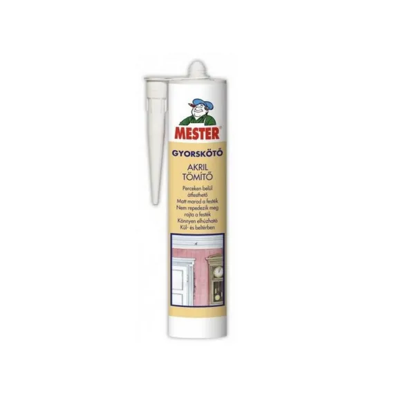 Tömítő akril gyorskötő 310 ml mester