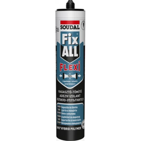 Tömítő ragasztó fix all flexi fehér szilikon 290 ml soudal