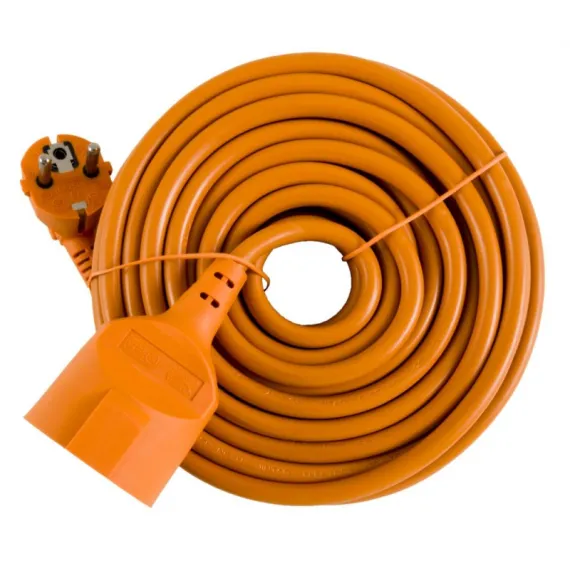 Kábelhosszabbító 30 m Praktik 3x1,5mm2, orange/ p704