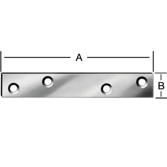 Vormann összekötő lemez 100x15 mm 183100z/ 100 db