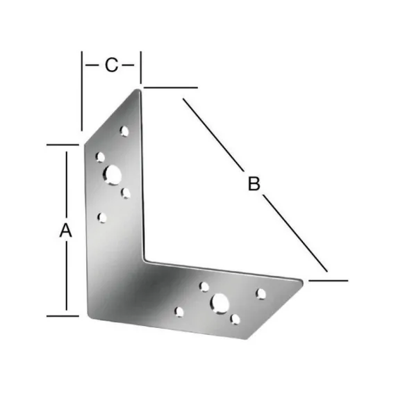 Vormann szeglemez 71004 140x140x32 mm/ 25 db